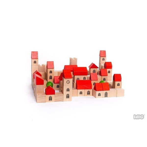 Wooden Blocks Set `Gothic City`