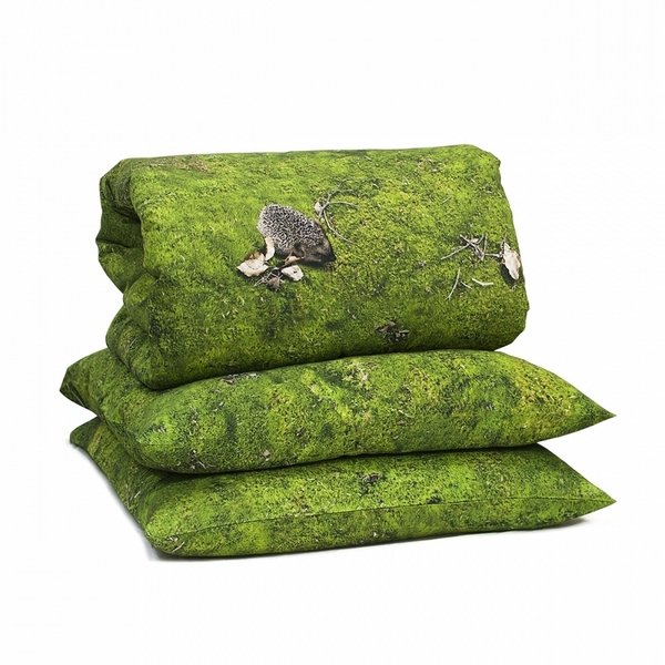 FOONKA Double Bed Linen Set `Moss`