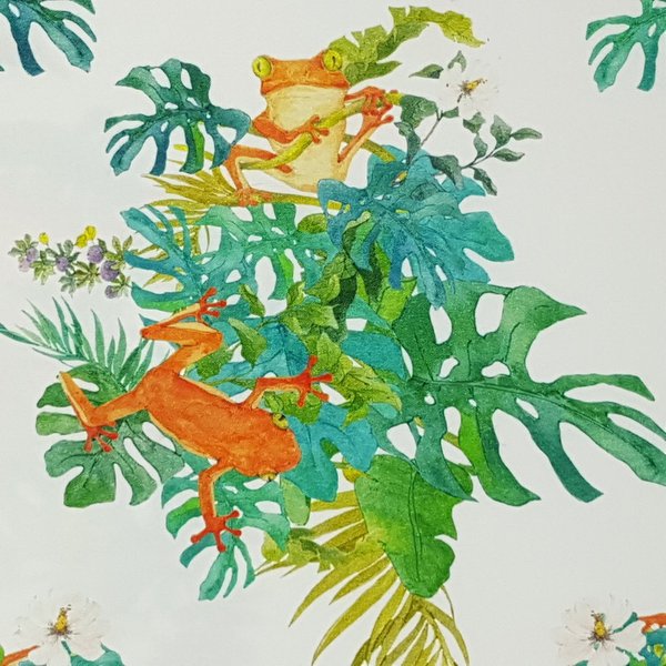 Bedding with Filling `Jungle Frogs`