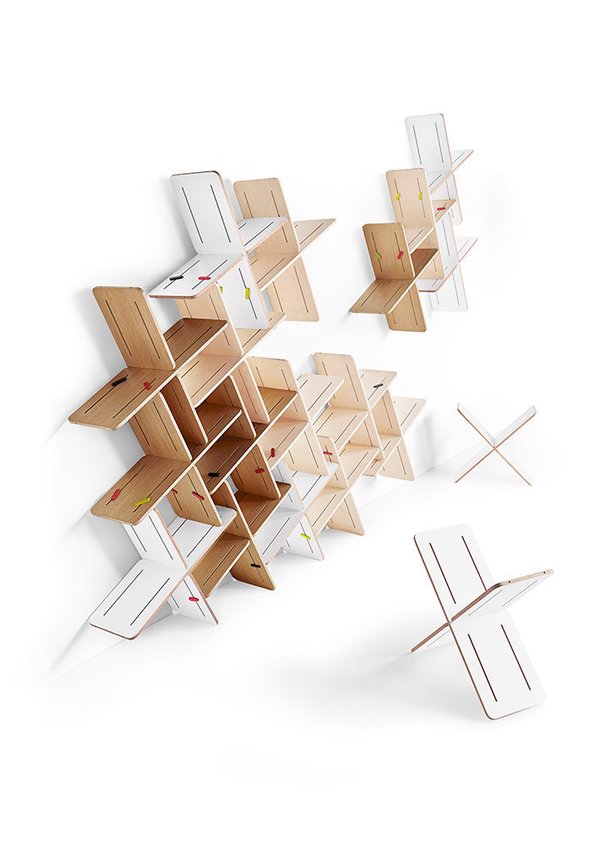 Modular Shelf 3x White `DYNKS`