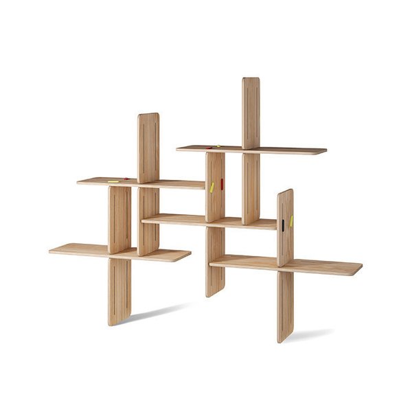 Modular Shelf 5x Oak `DYNKS`