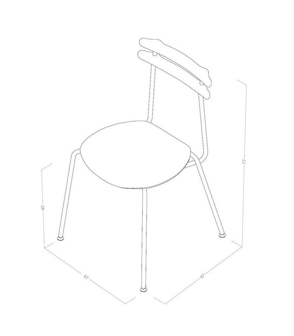 Chair TROJKA (Wide) Oak