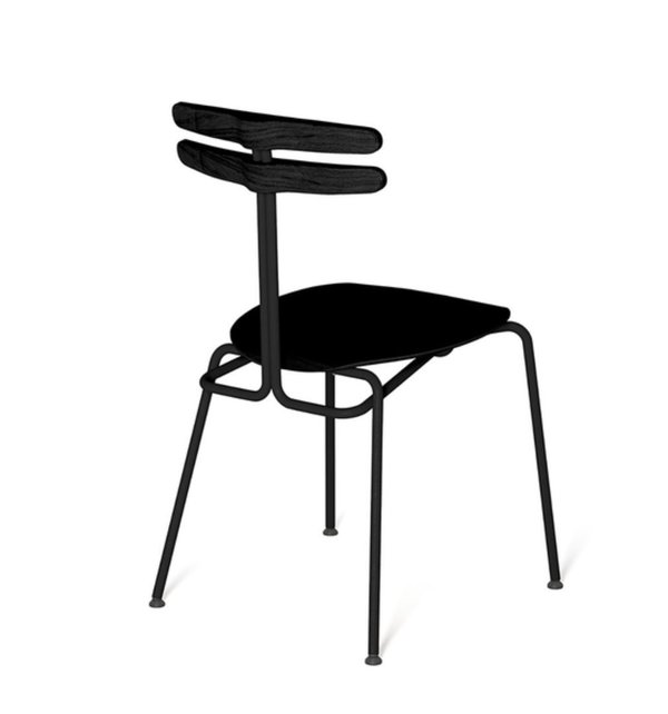 Chair TROJKA (Narrow) Oak ALL BLACK