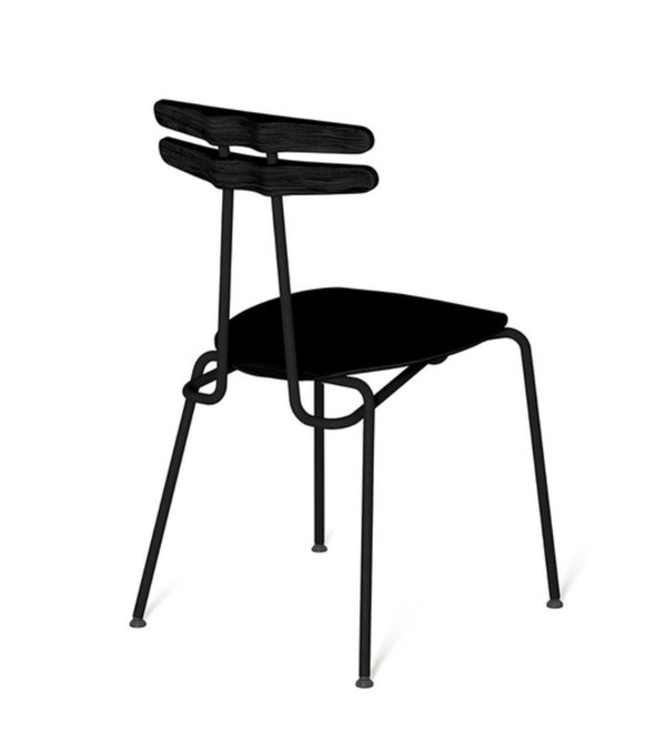 Chair TROJKA (Medium) Oak ALL BLACK
