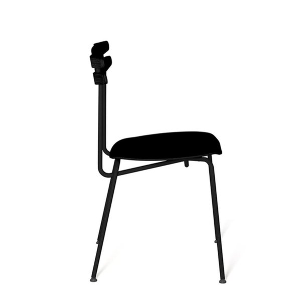 Chair TROJKA (Wide) Oak ALL BLACK