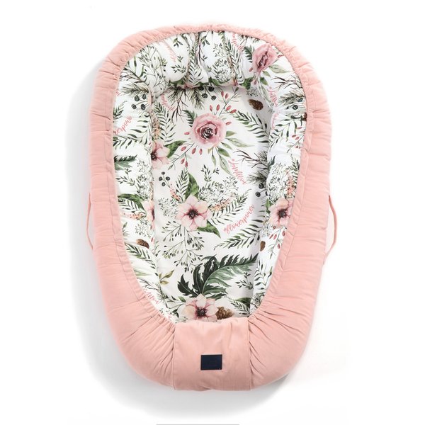Baby Nest Velvet Powder Pink `Wild Blossom`