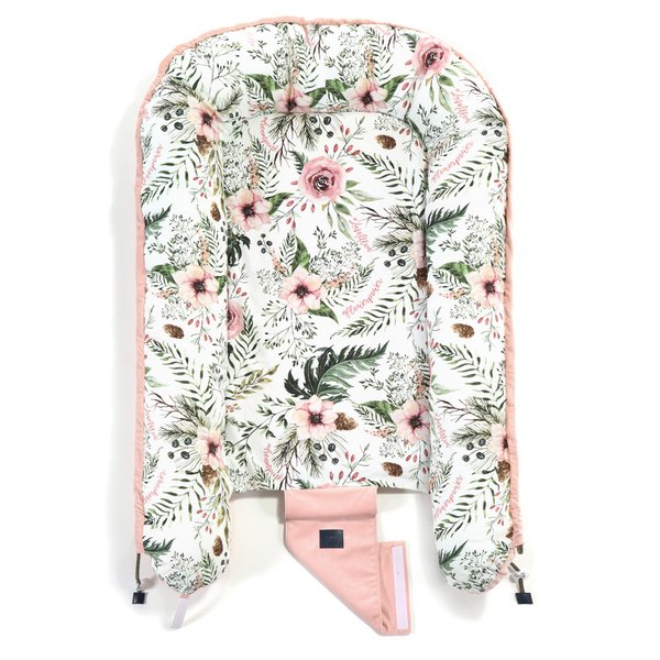 Baby Nest Velvet Powder Pink `Wild Blossom`