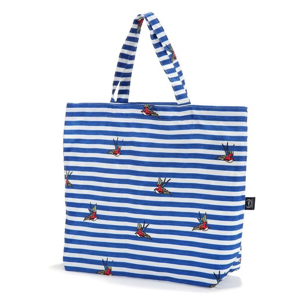 Shopper Bag `Barber Sailor Strips`