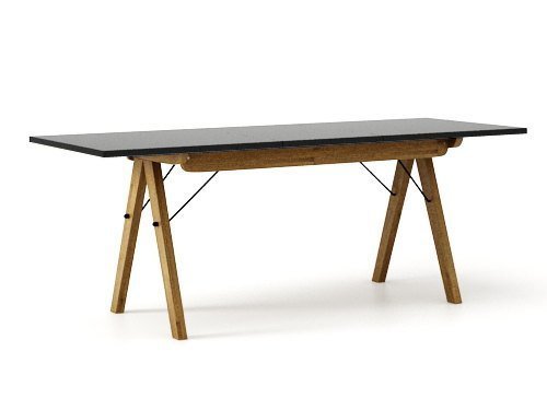 Folding Dining Table BASIC 160-210 x 80 cm